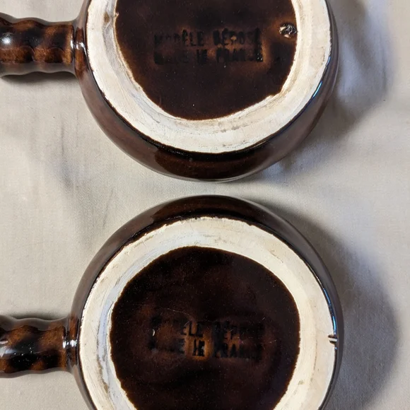 Vintage Modela DePose Made In France & Unbranded Escargot Snail Baking Dishes - Picture 8 of 16